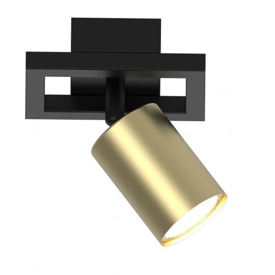 Lampa spot zlatno-crna 1XGU10 max.35W M190410