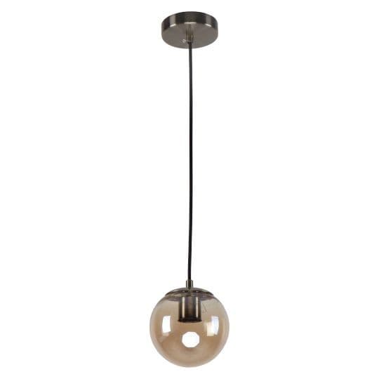 Luster visilica M10820-1V 1xE27 220v Staklena kugla Braon