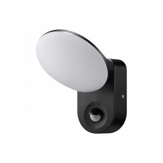 Lampa LED zidna zglobna M272-ST94-S crna 15W IP65 sa IR senzorom pokreta 3Y Mitea