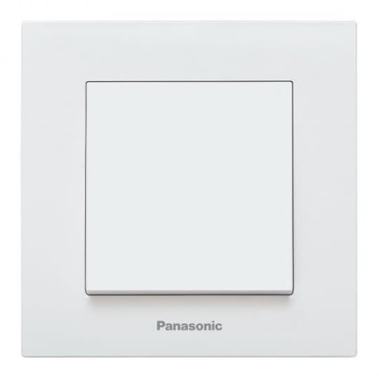 Prekidač Panasonic obični bijeli vijčani 10A 250V WKTC0001-2WH EU4 Karre Plus