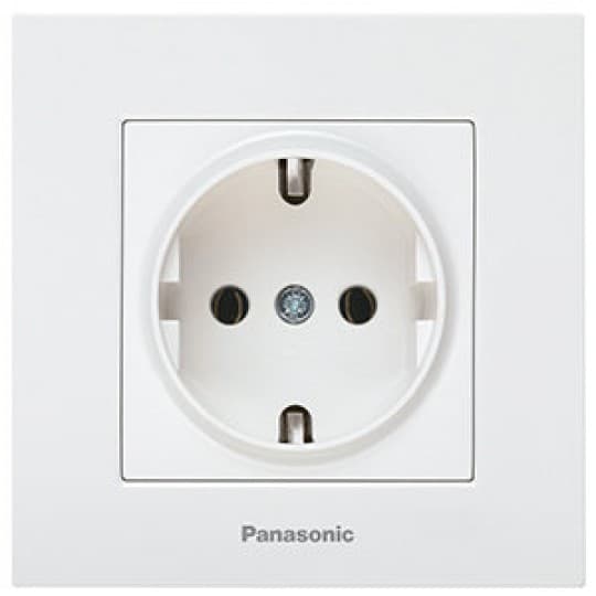 Panasonic šuko priključnica II bela vijčana 16A 250V WKTC0202-2WH EU4 Karre Plus