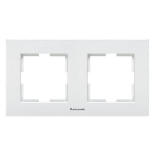 Okvir Panasonic beli dvostruki horizontalni WKTF0802-2WH EU4, Karre Plus