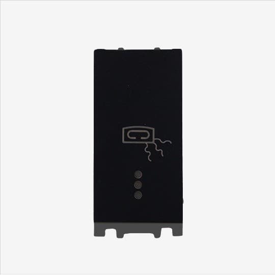 Prekidač za GRIJALICU Panasonic 1M INDIKATORSKI crni 16A WT8(WVTT10021BL)02 EU2 Thea Modular