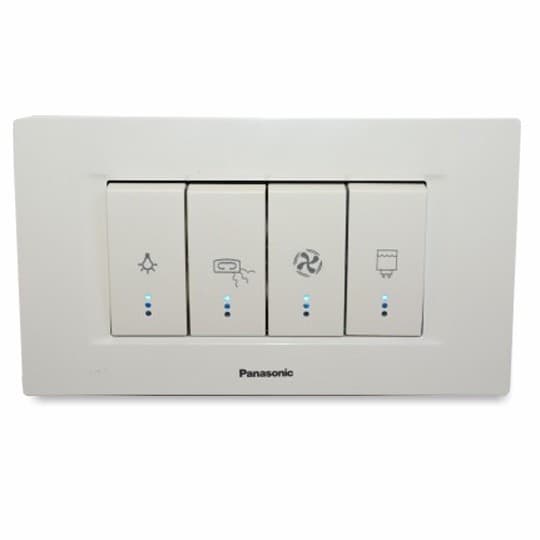 Indikator kupatilski Panasonic 4M bijeli horizontalni WT9(WVTT40025WH)-EU2 Thea Modular