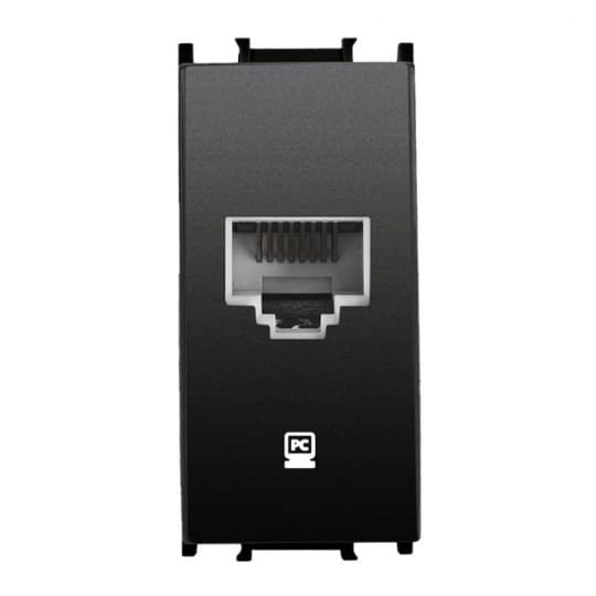 Utičnica Panasonic 1M CAT6e kompjuterska crni WVTT1405-4WH EU2 Thea Modular
