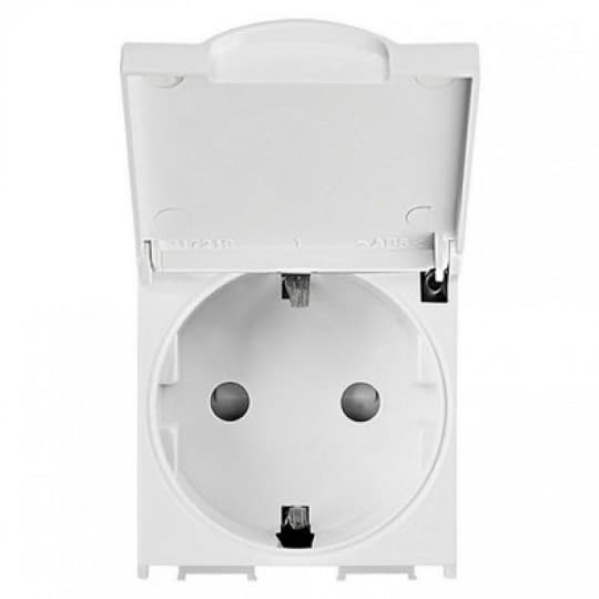 Utičnica Panasonic 2M bela sa poklopcem II+DZ 16A 250V WVTT2210-1WH EU2 Thea Modular