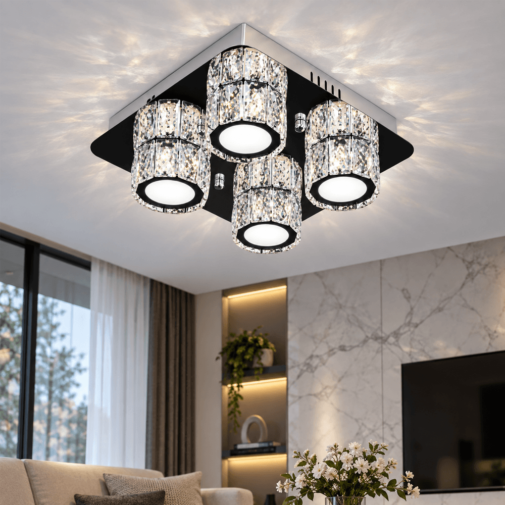 Luster plafonski kristal LED 20W 3000K-6000K MX3006-4