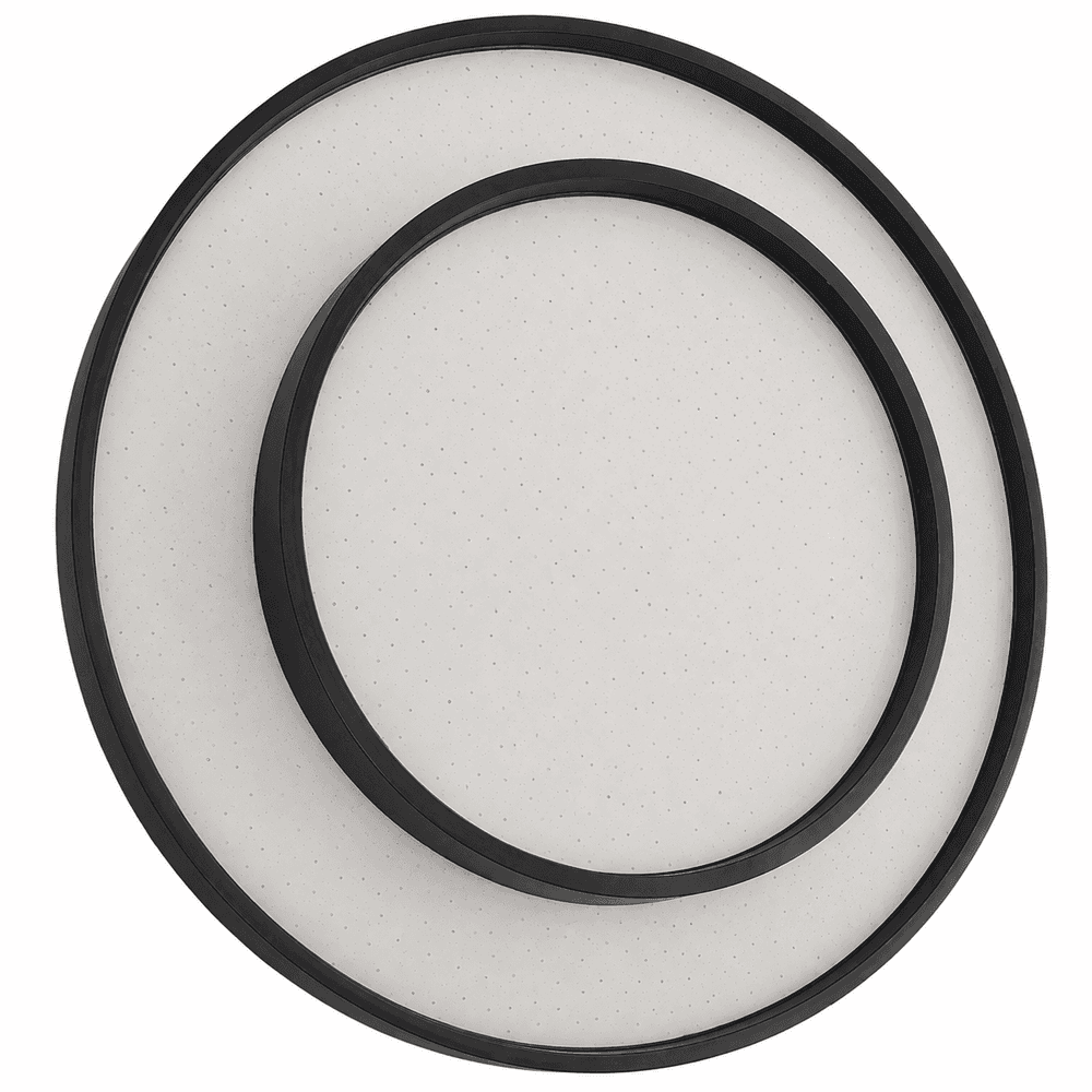 Plafonjera LED Star efekat crna Ø40 cm 3000+4000 K