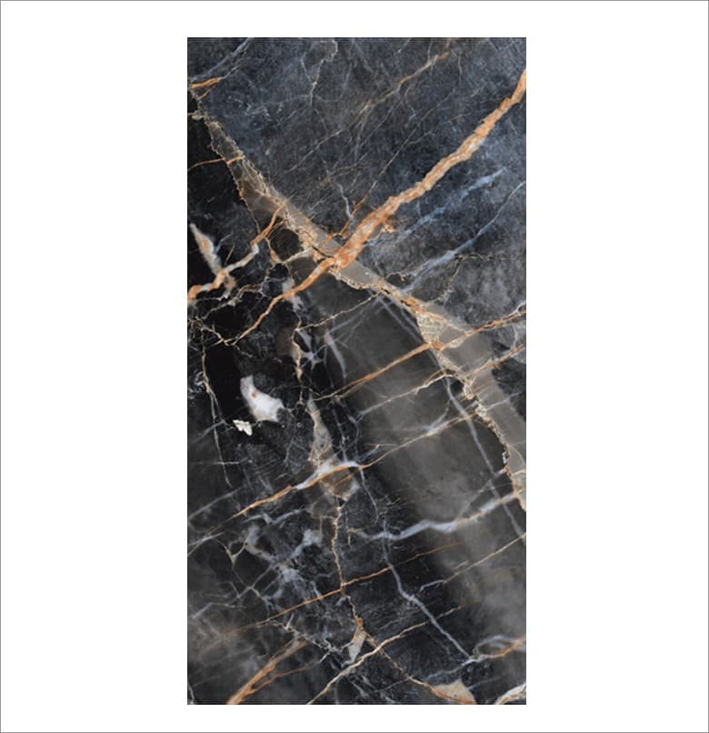 GRANITNE GRES PLOČICE 60x120 ZETA BLACK VISOKI SJAJ