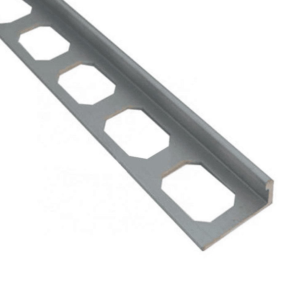 Aluminijumska lajsna za pločice ravni ger 10mm 2,7m