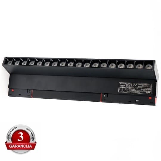 Svjetiljka magnetna zglobna linearna M204014-335 3000K 18W 48V LED 24° 335x22x10